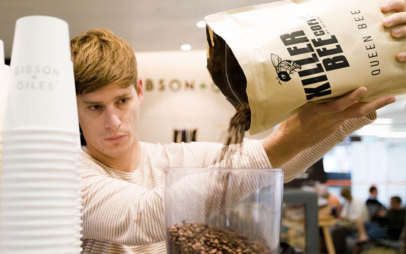 Blacklist Coffee available at Perth Airport