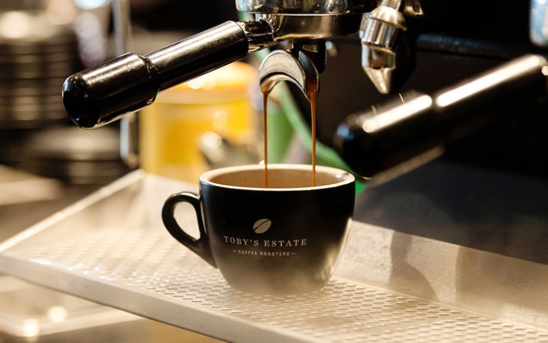 Toby's Estate Coffee at Perth Airport