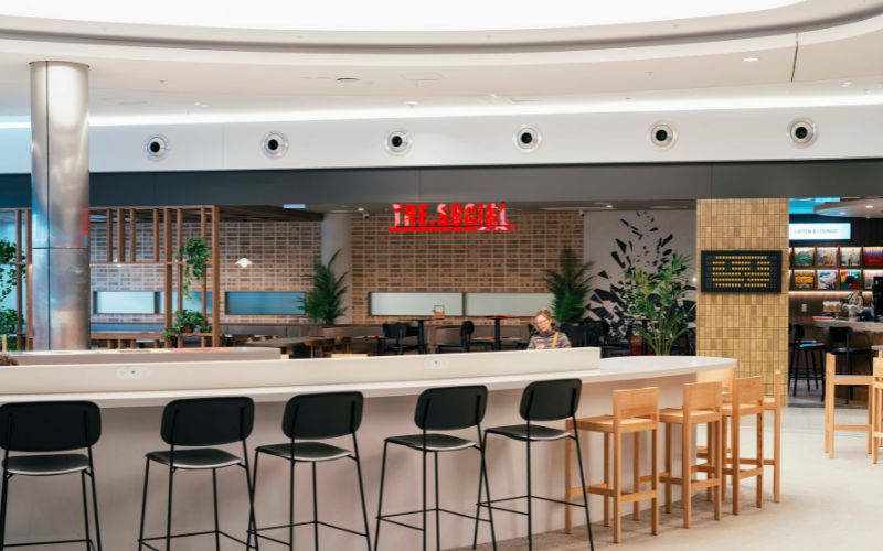 Perth Airport T1 International Level 1 Seating Area