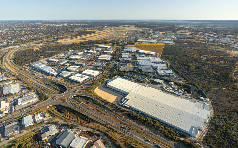 Tarlton Crescent Site Aerial