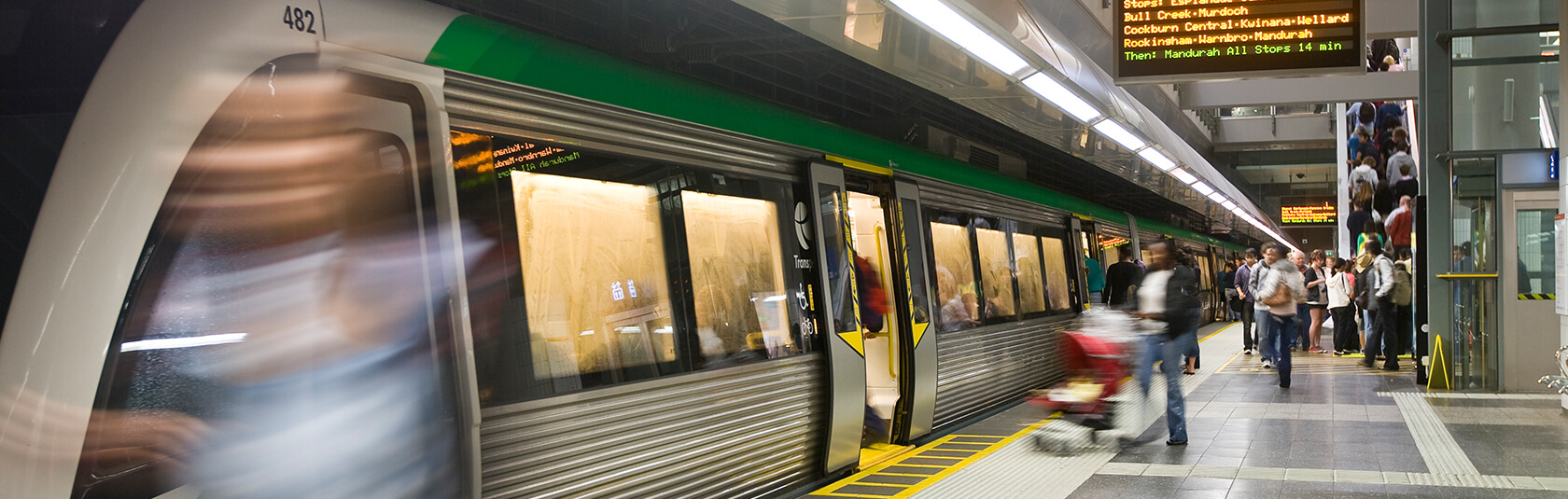 Train at station