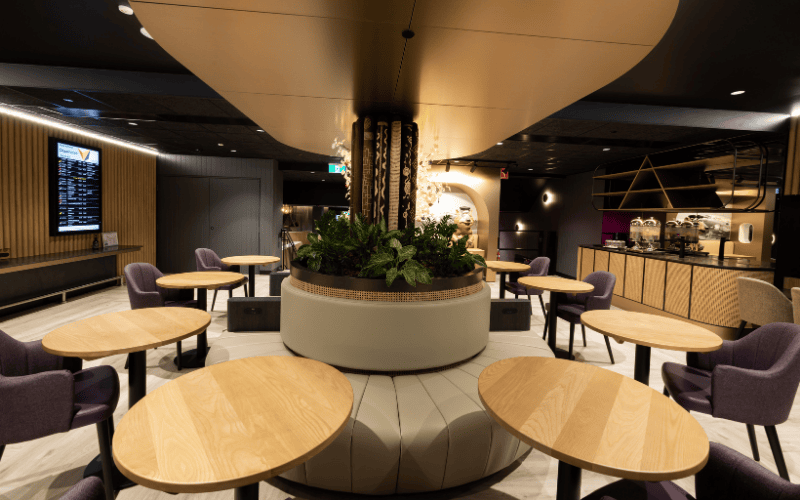 Aspire Lounge at T1 International, Perth Airport