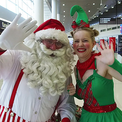 Santa at Perth Airport