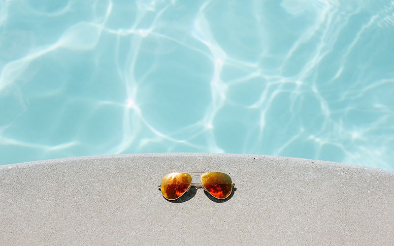 A pair of sunglasses